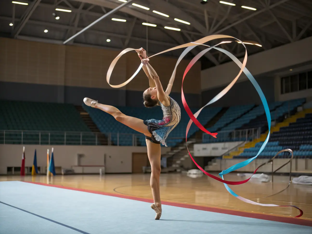 Самые сложные трюки с лентой в художественной гимнастике